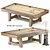 Botanic 8' Pool Table, Premium Materials 3D model small image 1