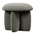 Elegant Madeline Ottoman for Sale 3D model small image 1