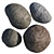 Dual Texture Stone Set 3D model small image 4