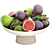 Ficus Fruit Bowl 3D Model 3D model small image 1