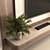 / Concrete & Wood Entertainment Center 3D model small image 3