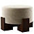 Modern Low Stool by DOME 3D model small image 4