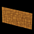 High Resolution Wood Texture Panel 3D model small image 6