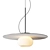 Modern Minimalist Glass Pendant Light 3D model small image 2