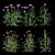 Centaurea 2018 Deluxe Flower Set 3D model small image 3