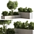 Outdoor Plant Box 632 3D model small image 1