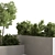 Outdoor Plant Box 632 3D model small image 3