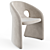 Roche Bobois Celeste2 Armchair: High-Quality Modern Design 3D model small image 2