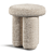 Big Foot Sheepskin Stool Design 3D model small image 2