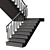 Contemporary Staircase 23 3D model small image 5