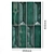 Crafted Mosaic Tiles in White, Green & Blue 3D model small image 4