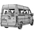 Opel Movano Minibus 2020 Restyling 3D model small image 5