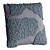 Sappa Wool-Trimmed Cotton Cushion Set 3D model small image 3