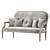 Elegant Sofa Art Piece 7847 3D model small image 3