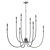 Elegant Malene Foyer Chandelier Lighting 3D model small image 6