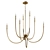 Elegant Malene Foyer Chandelier Lighting 3D model small image 11