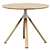 Fork Lapalma Bistro Table: Refined Simplicity 3D model small image 2