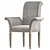 Luxury Italian Art Chair 147 3D model small image 3