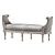 Elegant Roberto Soft Bench Art 3D model small image 2