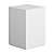 Marble Game Side Table | Minimalist Statement 3D model small image 3