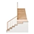 Modern Staircase Set 300cm Height 3D model small image 4