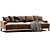 Elegant RITZ Sofa 2017 Model 3D model small image 1