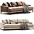 Elegant RITZ Sofa 2017 Model 3D model small image 3