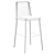 Jazz Bar Stool with Metal Legs 3D model small image 4