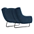 Modern Scandinavian Design Armchair 3D model small image 2