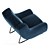 Modern Scandinavian Design Armchair 3D model small image 3