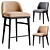 Sleek LUM Bar Stool 3D model small image 1