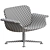  Knoll Swivel Lounge Chair Pair 3D model small image 3