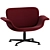  Knoll Swivel Lounge Chair Pair 3D model small image 5