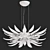 Dandelion Hope Flower Pendant Light 3D model small image 4