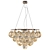 Swedish Designed Amber Pendant Light 3D model small image 1