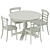 Owen Round Table & Liam Chair 3D model small image 5