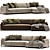 Davis IN Sofa: Modern Elegance 3D model small image 1