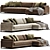 Davis IN Sofa: Modern Elegance 3D model small image 3