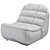 Stylish Sancal Vibe Lounge Chair 3D model small image 7