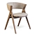 Dynamic Contemporary Remo Dining Chair 3D model small image 3