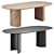 Modern 3-Piece Table Set 3D model small image 1