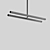 BaseLume Six Minimalist Steel Lamp 3D model small image 2