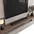 Modern Concrete & Wood TV Wall 3D model small image 4