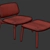 Modern Curve Armchair 3D Model 3D model small image 6