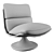 Sleek Minotti Pattie Armchair 3D model small image 5