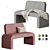 Rint Bucle Sofa: Versatile & Stylish 3D model small image 4