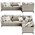 Mare Manifesto Corner Sofa 3D model small image 2