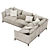 Mare Manifesto Corner Sofa 3D model small image 4