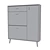 Nord Shoe Cabinet with Wood Legs 3D model small image 4