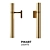 Tube Brass Wall Sconce 3423 3D model small image 1